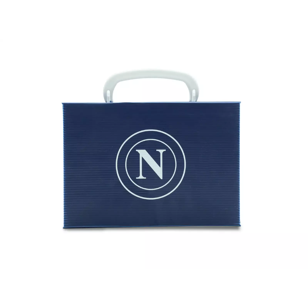 SET VALIGETTA SSC NAPOLI 19 PZ. COLOURBOOK MINIPOLY BLU NAVY SSCN24015