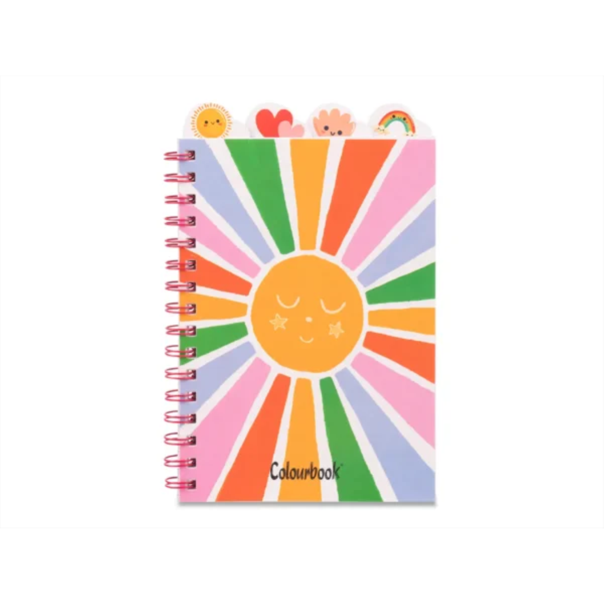 QUADERNO SPIRALATO NOTEBOOK GOOD VIBES A5 COLOURBOOK 1R/5M SUNSHINE