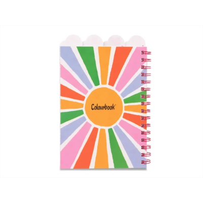 QUADERNO SPIRALATO NOTEBOOK GOOD VIBES A5 COLOURBOOK 1R/5M SUNSHINE