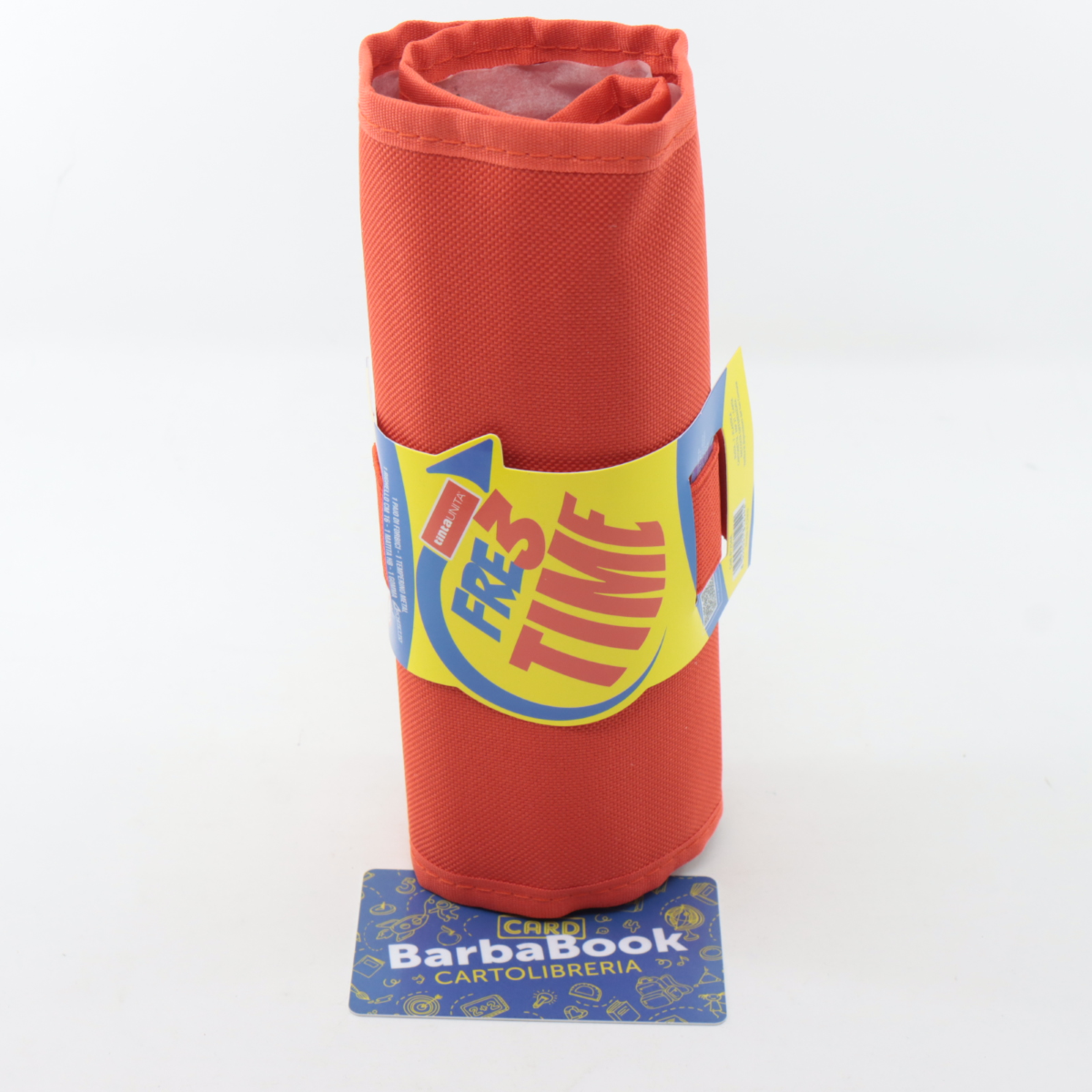 SET ROTOLO FREE TIME TINTA UNITA ROSSO ART. 61254 PERSONALIZZATO