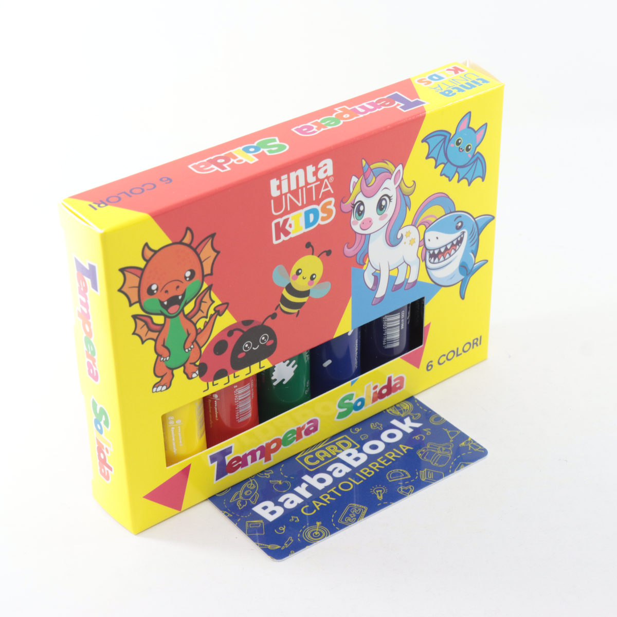 TEMPERA SOLIDA TINTA UNITA KIDS ART. 61951 6 COLORI 