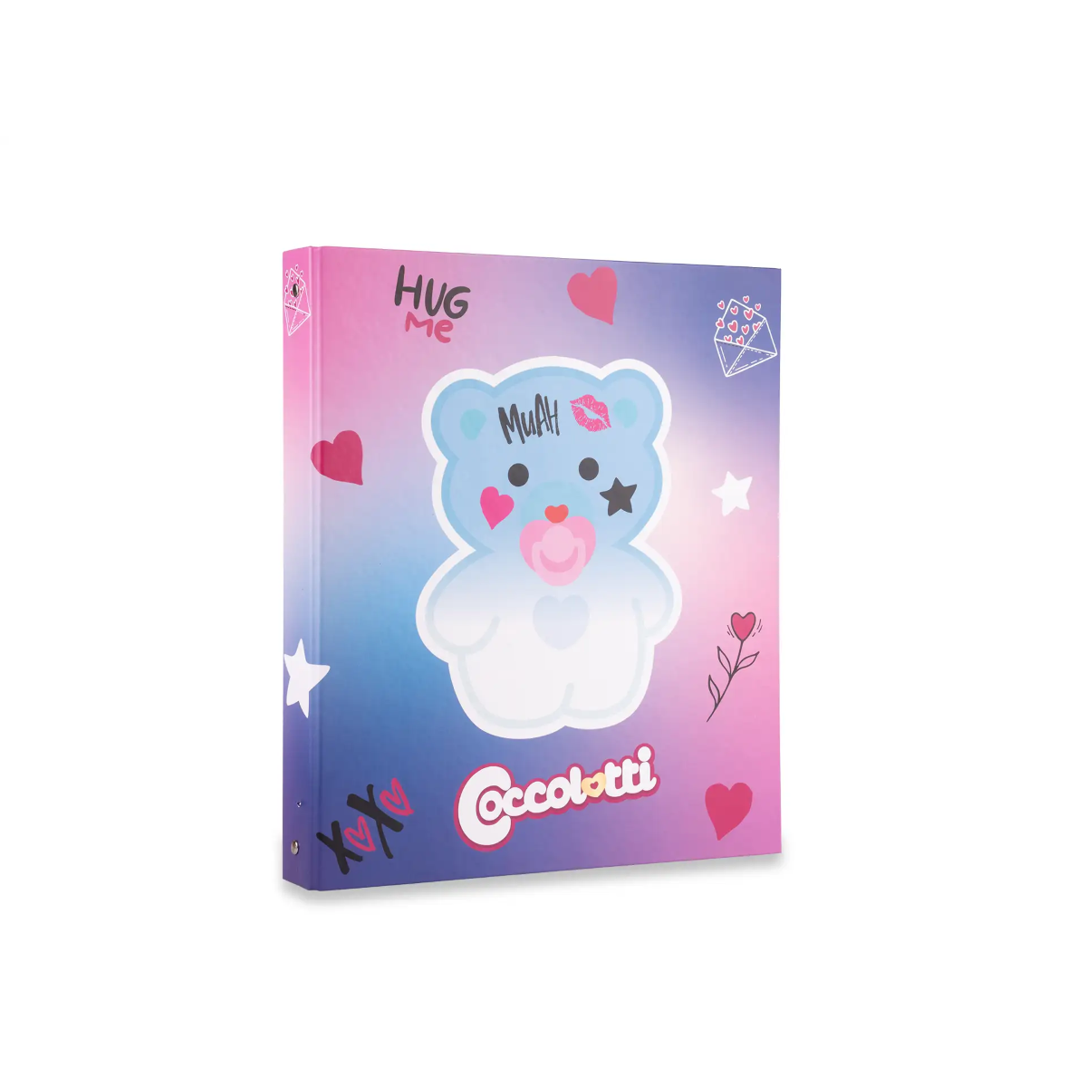RACCOGLITORE 4 ANELLI A4 MM.30 COCCOLOTTI LOVE & TELL COLOURBOOK CLT00039