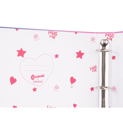 RACCOGLITORE 4 ANELLI A4 MM.30 COCCOLOTTI LOVE & TELL COLOURBOOK CLT00039