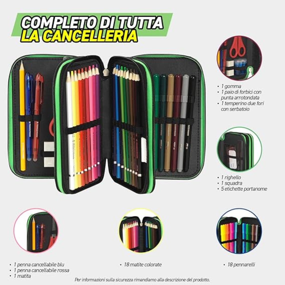 ASTUCCIO CORREDINO 3 CERNIERE MINECRAFT PIXEL ART. 74363