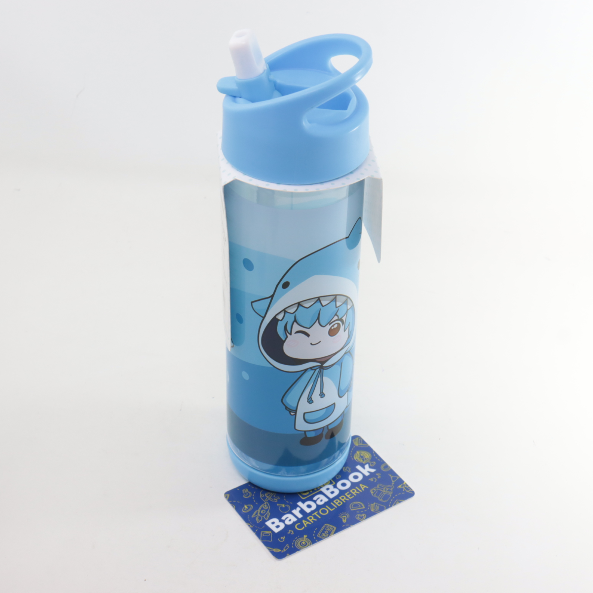 BORRACCIA PLASTICA ML.530 SO KAWAII KITTY CELESTE