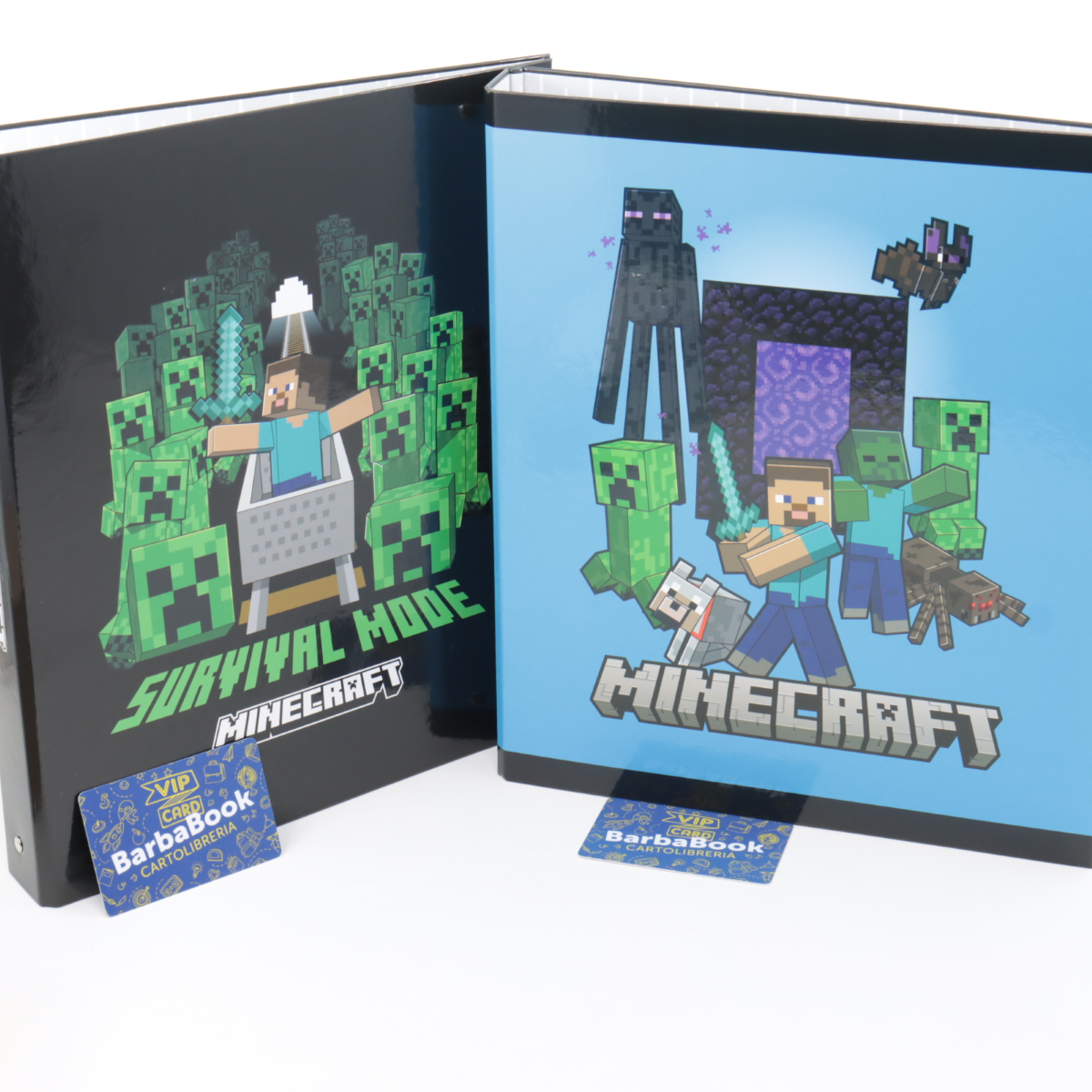 RACCOGLITORE 4 ANELLI A4 MINECRAFT PIXEL