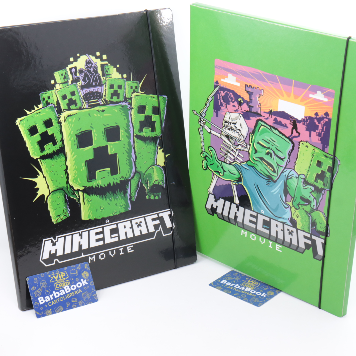 CARTELLINA CON ELASTICO 3 LEMBI CM. 25 X 35 MINECRAFT MOVIE