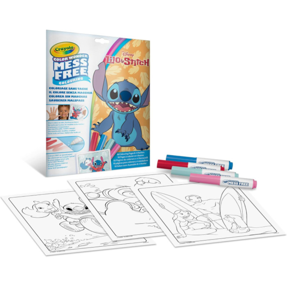 KIT COLOR WONDER SENZA MACCHIA LILO & STITCH 25-7021