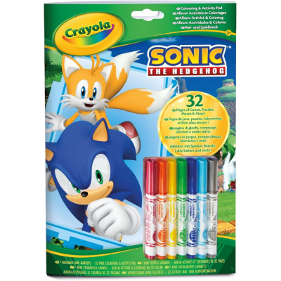 KIT COLOR ATTIVITA' & COLORING SONIC CRAYOLA