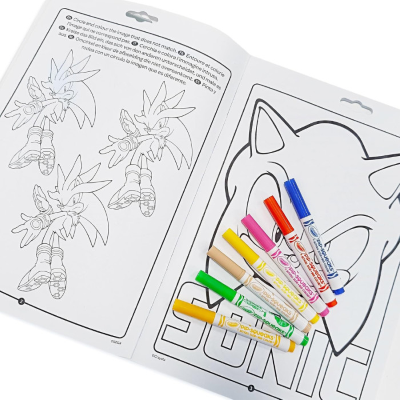 KIT COLOR ATTIVITA' & COLORING SONIC CRAYOLA