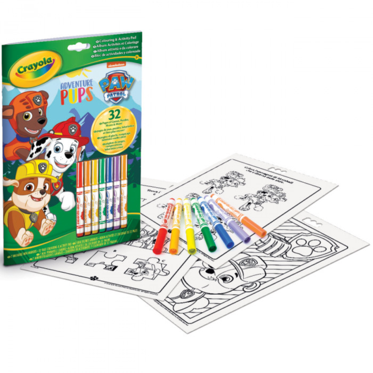 KIT COLOR ATTIVITA' & COLORING PAW PATROL CRAYOLA
