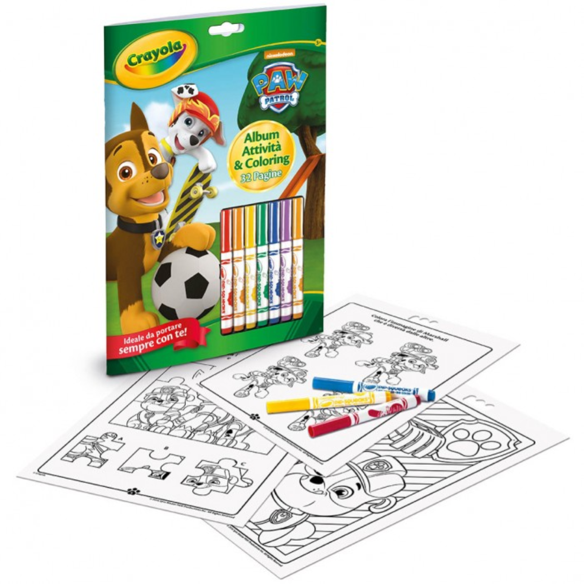 KIT COLOR ATTIVITA' & COLORING PAW PATROL CRAYOLA