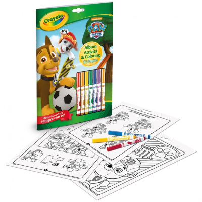 KIT COLOR ATTIVITA' & COLORING PAW PATROL CRAYOLA
