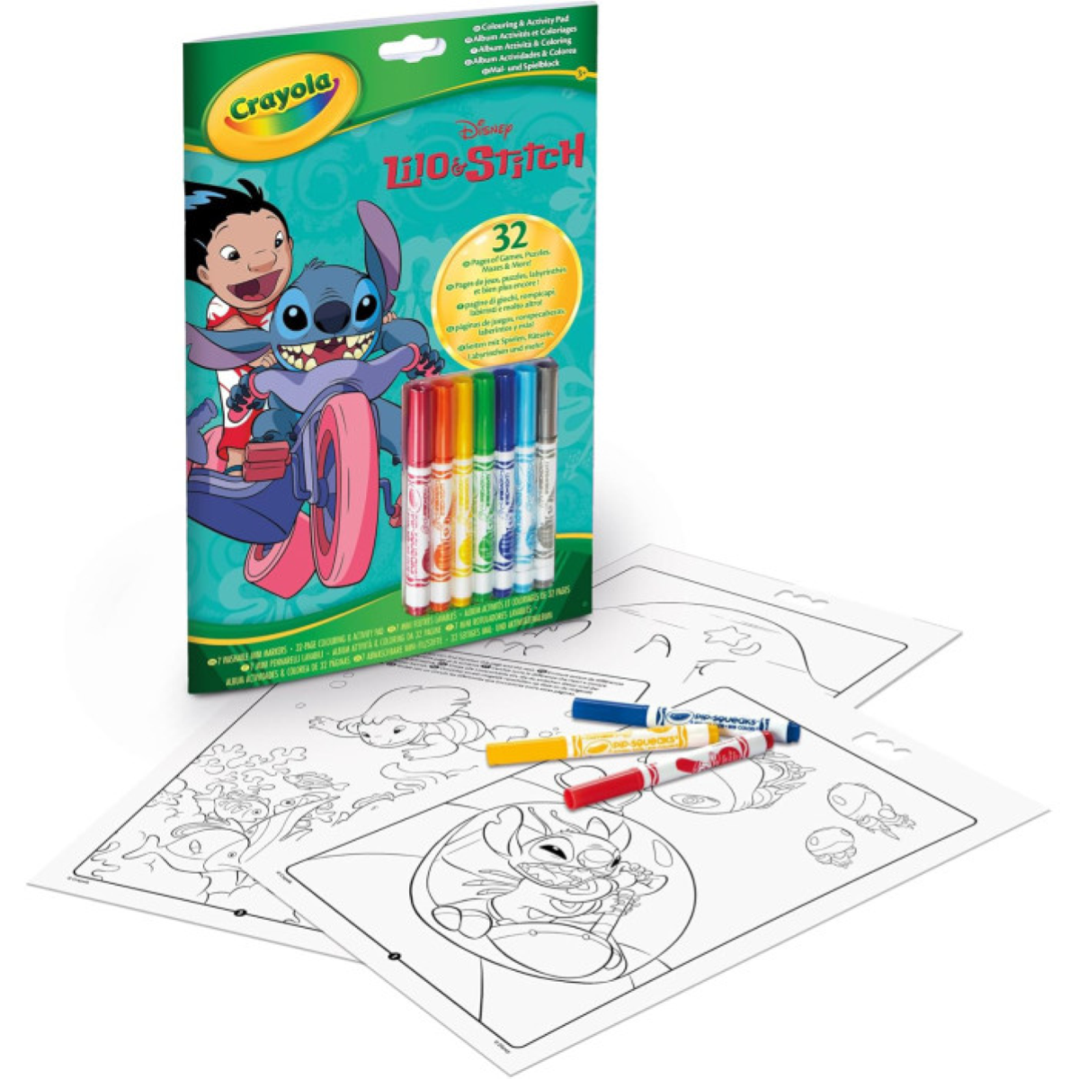 KIT COLOR ATTIVITA' & COLORING LILO & STITCH CRAYOLA