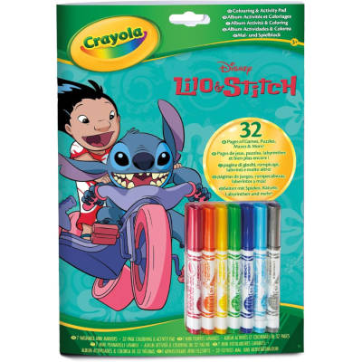 KIT COLOR ATTIVITA' & COLORING LILO & STITCH CRAYOLA