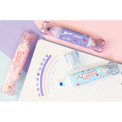 SET 3 EVIDENZIATORI CON TIMBRO COCCOLOTTI COLOURBOOK CLT00035