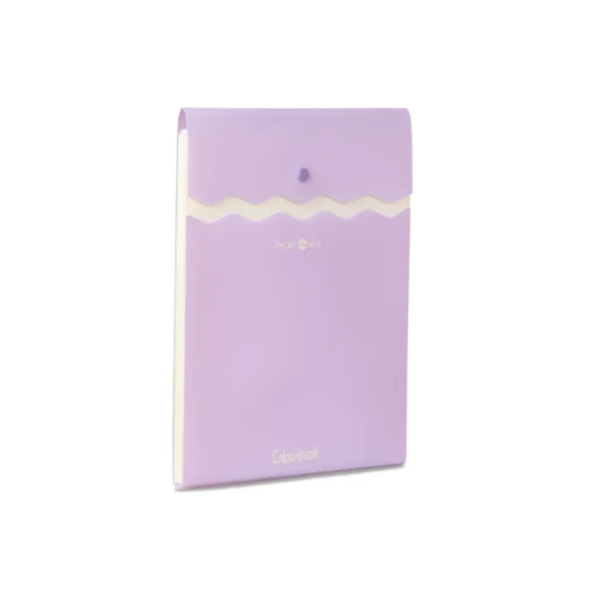 BUSTA PPL CON BOTTONE CM. 21 X 29.7 CON SOFFIETTO COLOURBOOK COL24192 LILLA