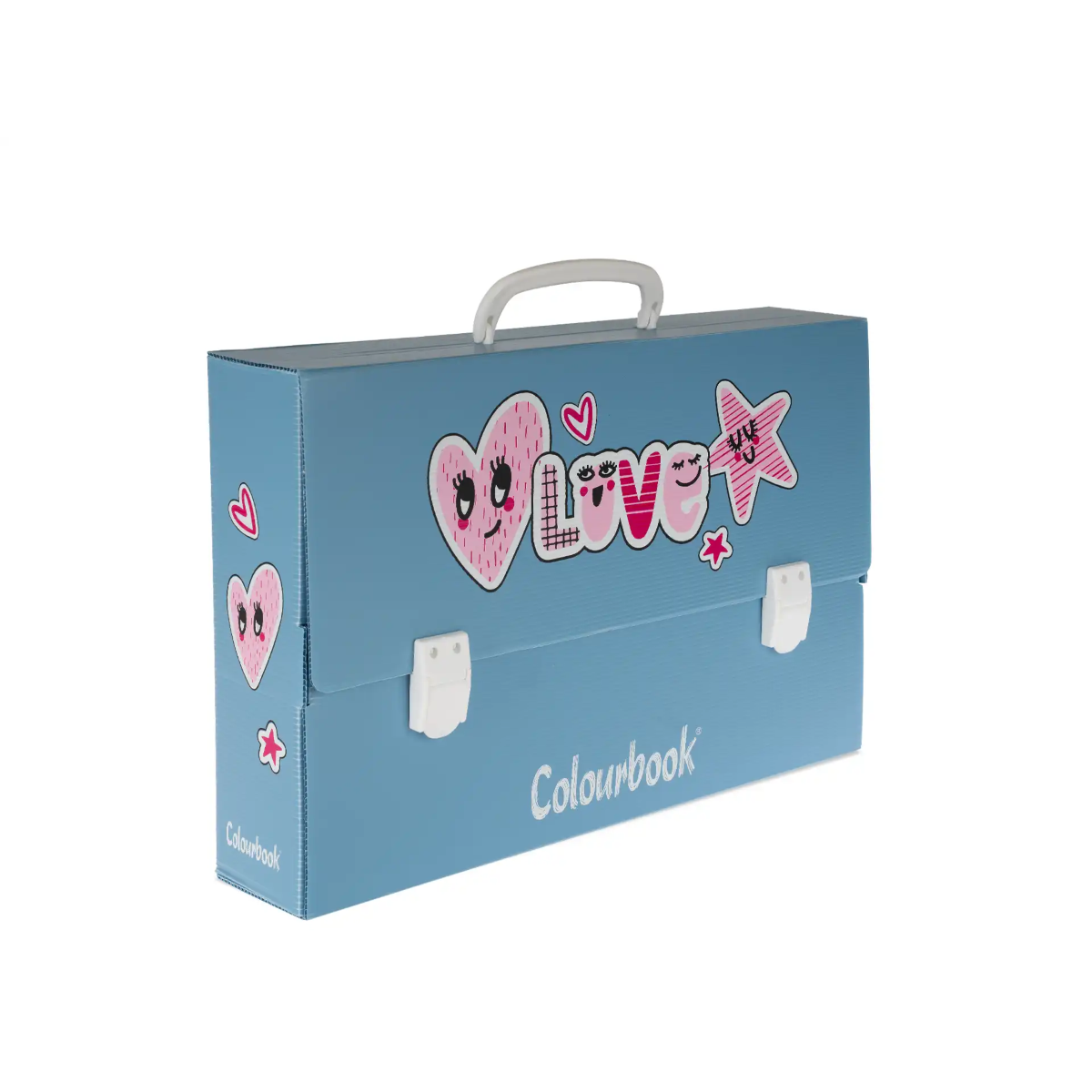 POLIONDA VALIGETTA CM. 38 X 27 X 8 ABSTRACT COLOURBOOK LOVE