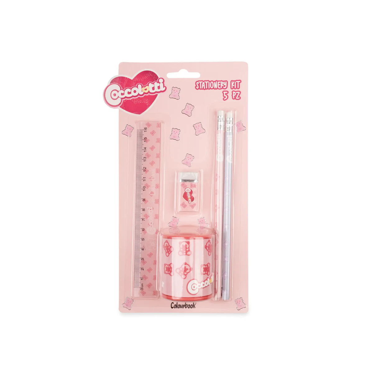 KIT STATIONERY COCCOLOTTI CLASSIC ROSA