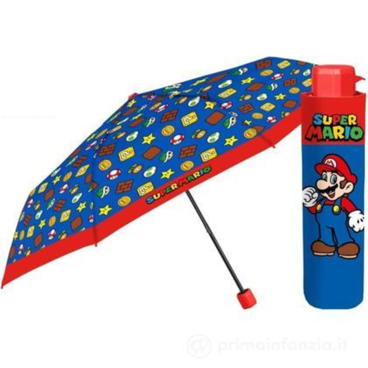 OMBRELLO PIEGHEVOLE PERLETTI SUPER MARIO ART.75059