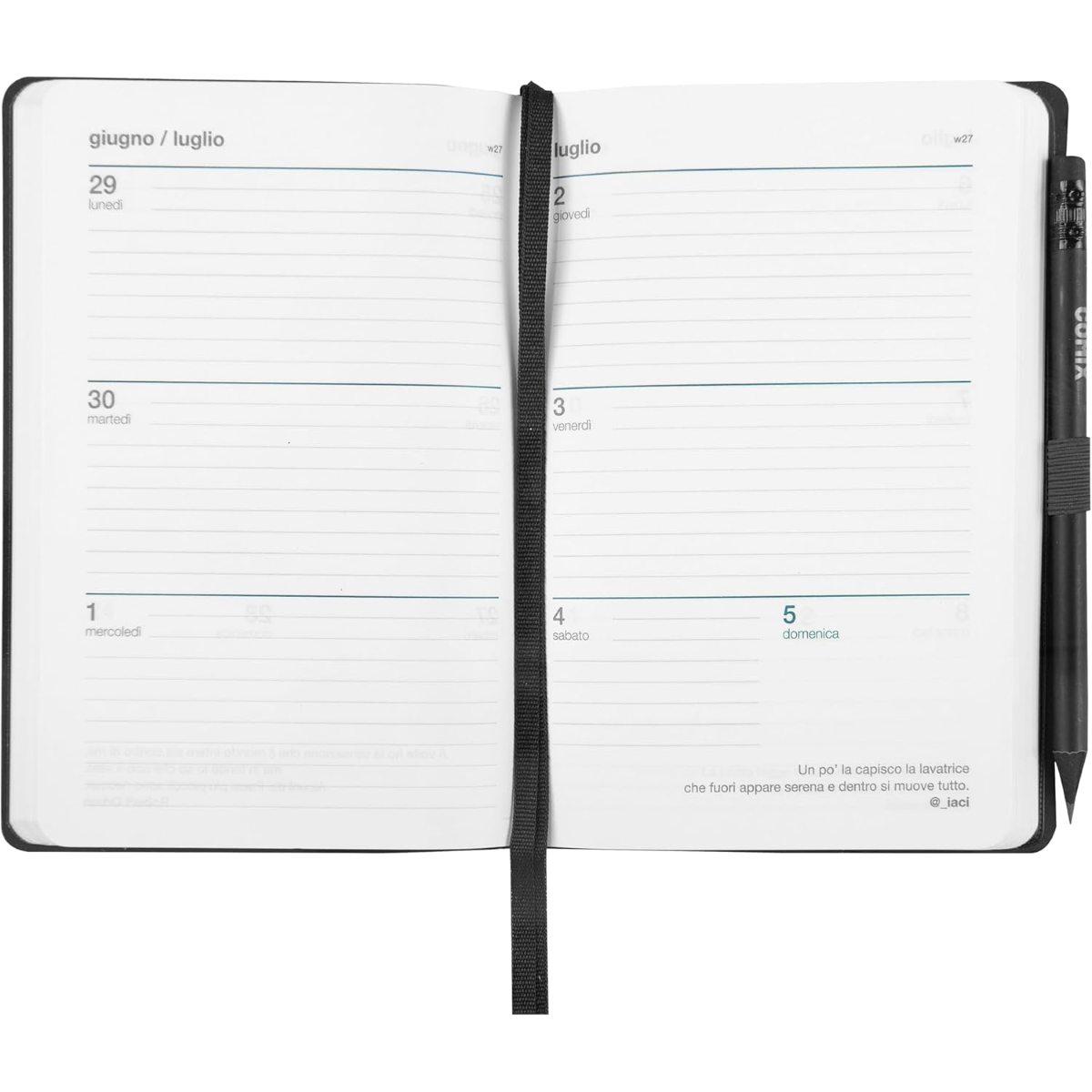 AGENDA WEEK COMIX SPECIAL MEDIUM 2026 CM. 11 X 16 ART.74858FL