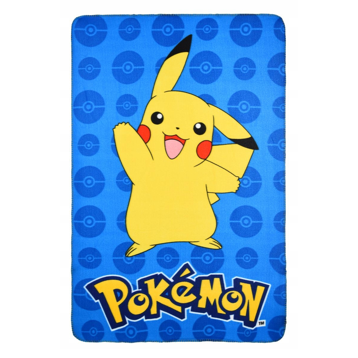 PLAID IN MORBIDO PILE POKEMON CM. 100 X 150
