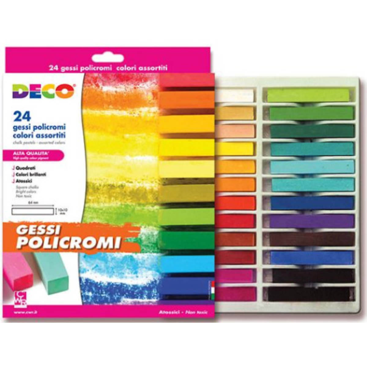 GESSETTI  POLICROMI 24 COLORI CWR