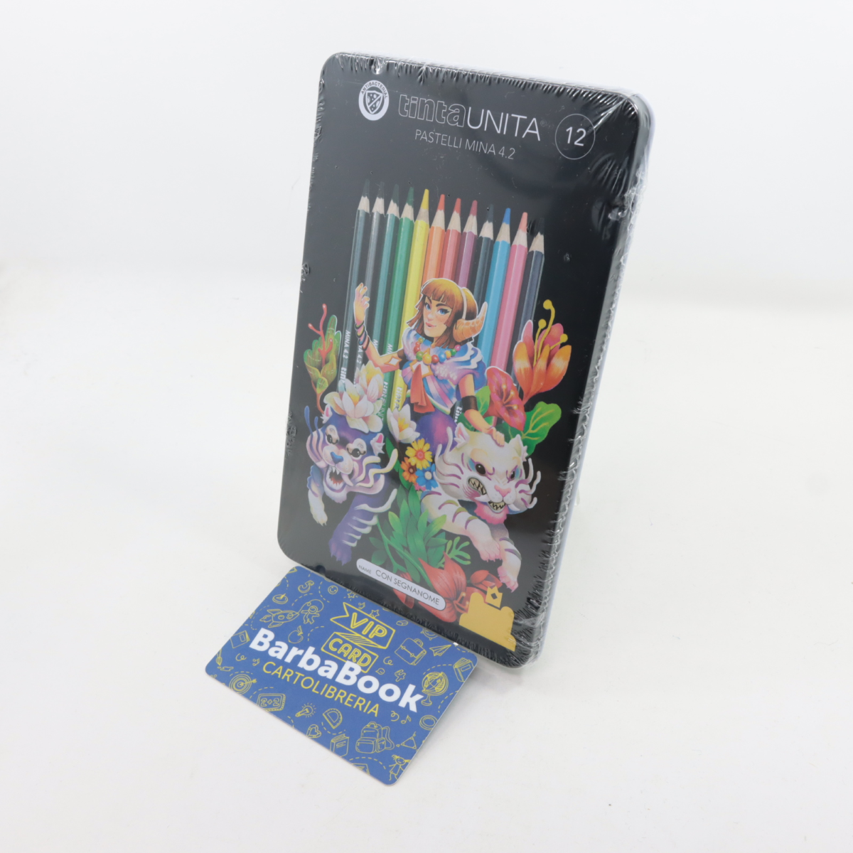 PASTELLI TINTAUNITA FRAFFROG METAL BOX 12 COLORI