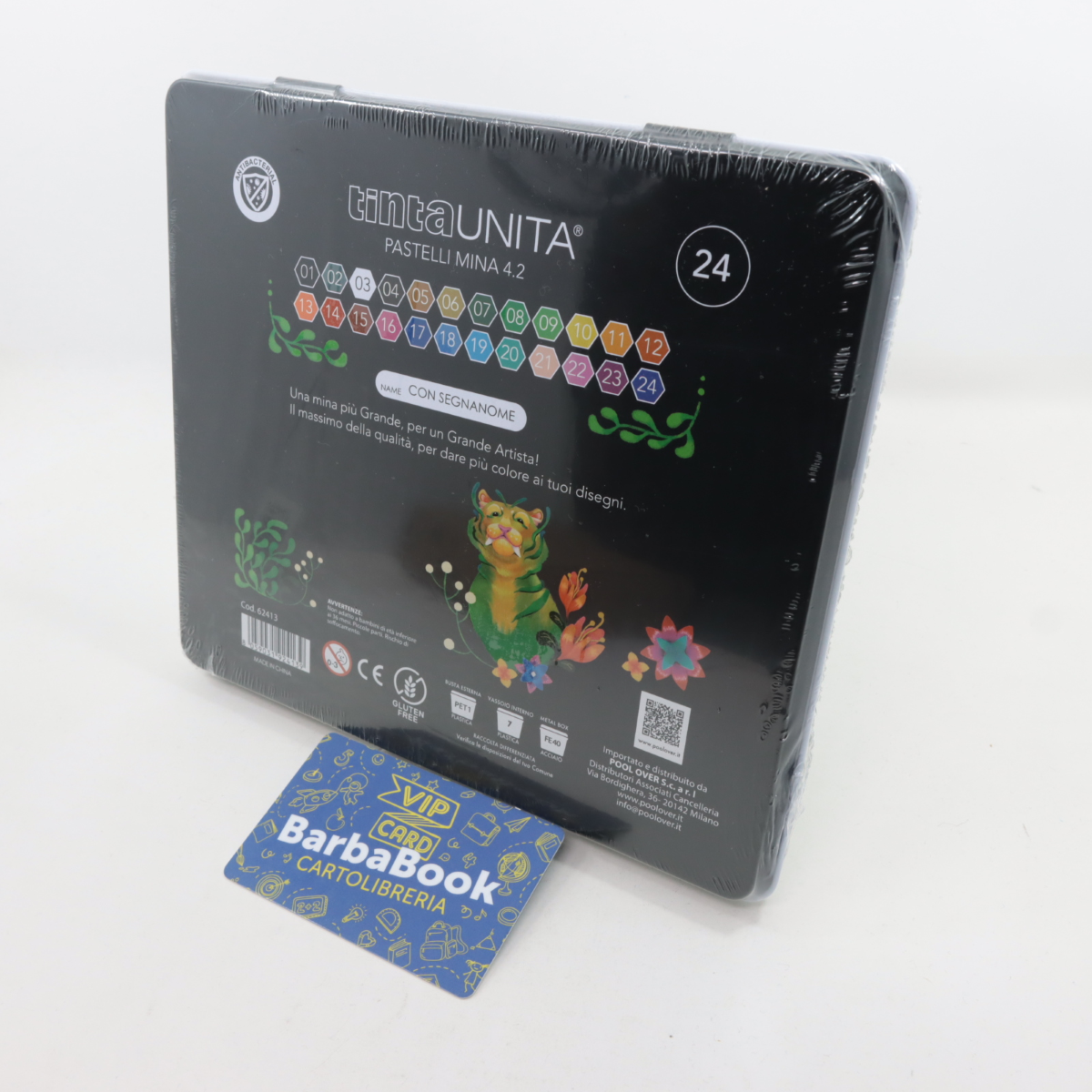 PASTELLI TINTAUNITA FRAFFROG METAL BOX 24 COLORI
