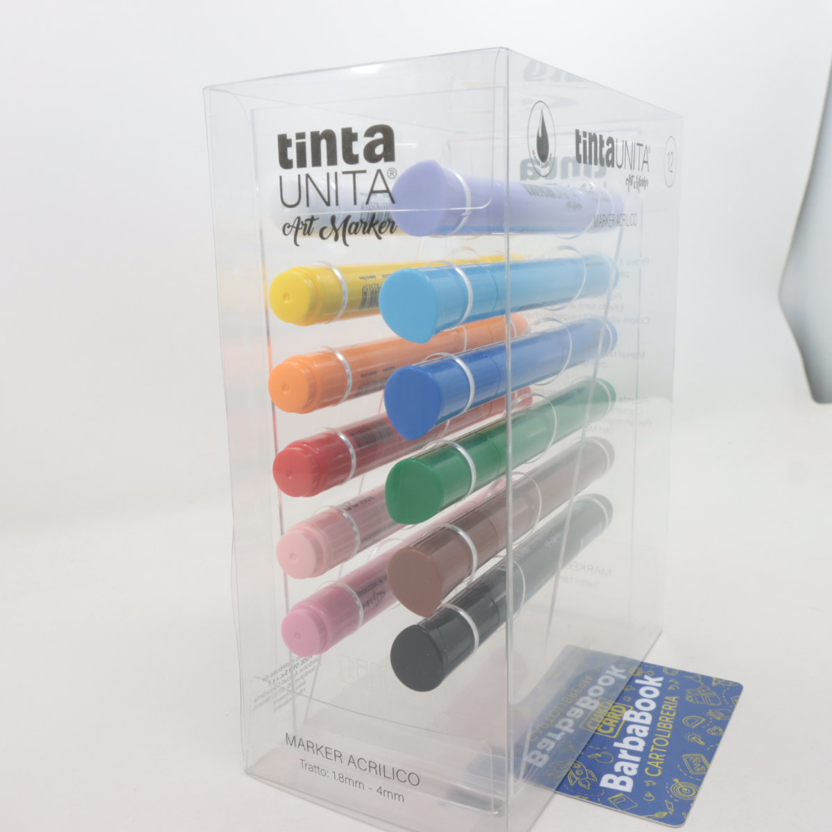 SET DISEGNO TINTAUNITA ART MARKER ACRILICI 12 COLORI