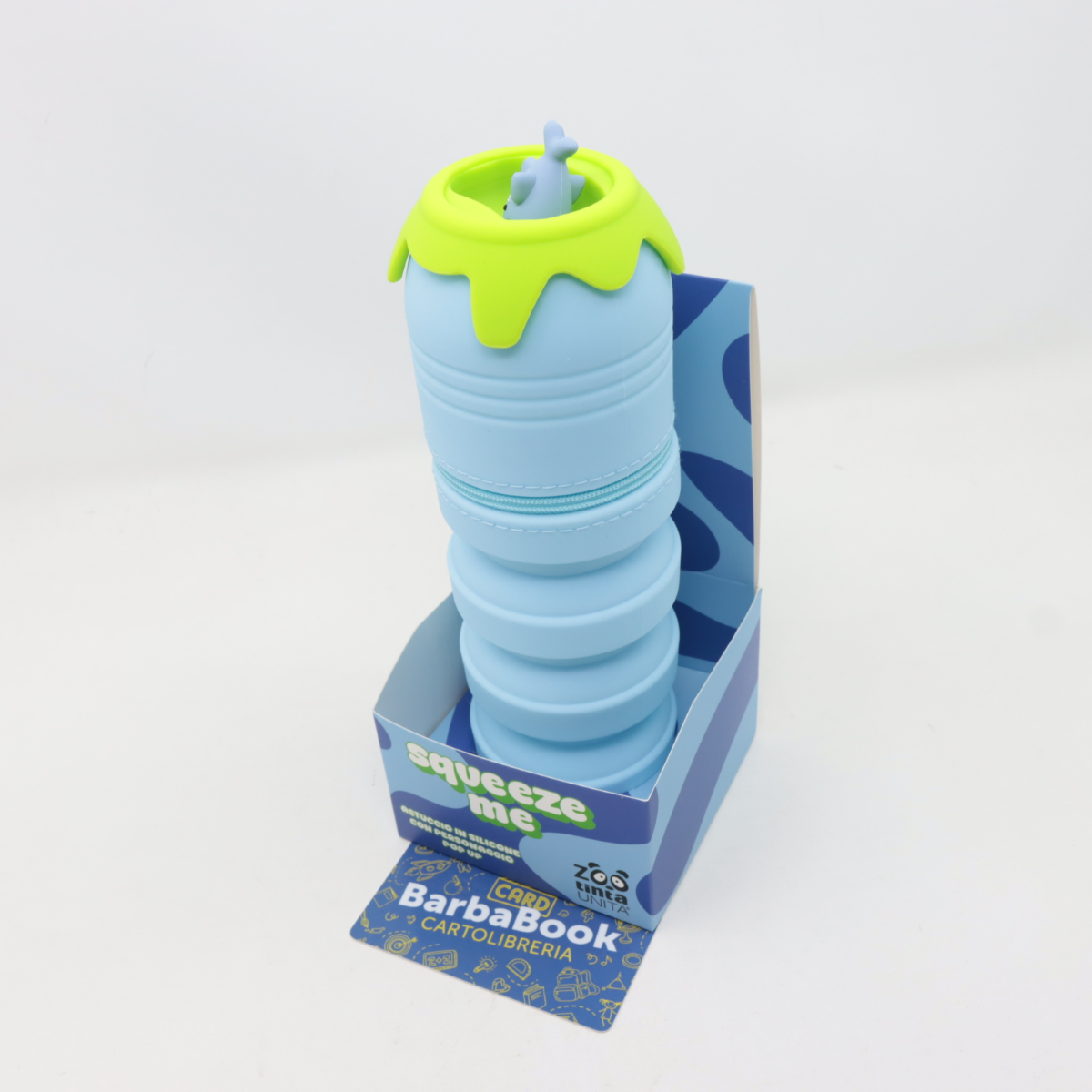 BUSTINA PORTAPENNE SQUALO TINTAUNITA ZOO IN SILICONE ALLUNGABILE