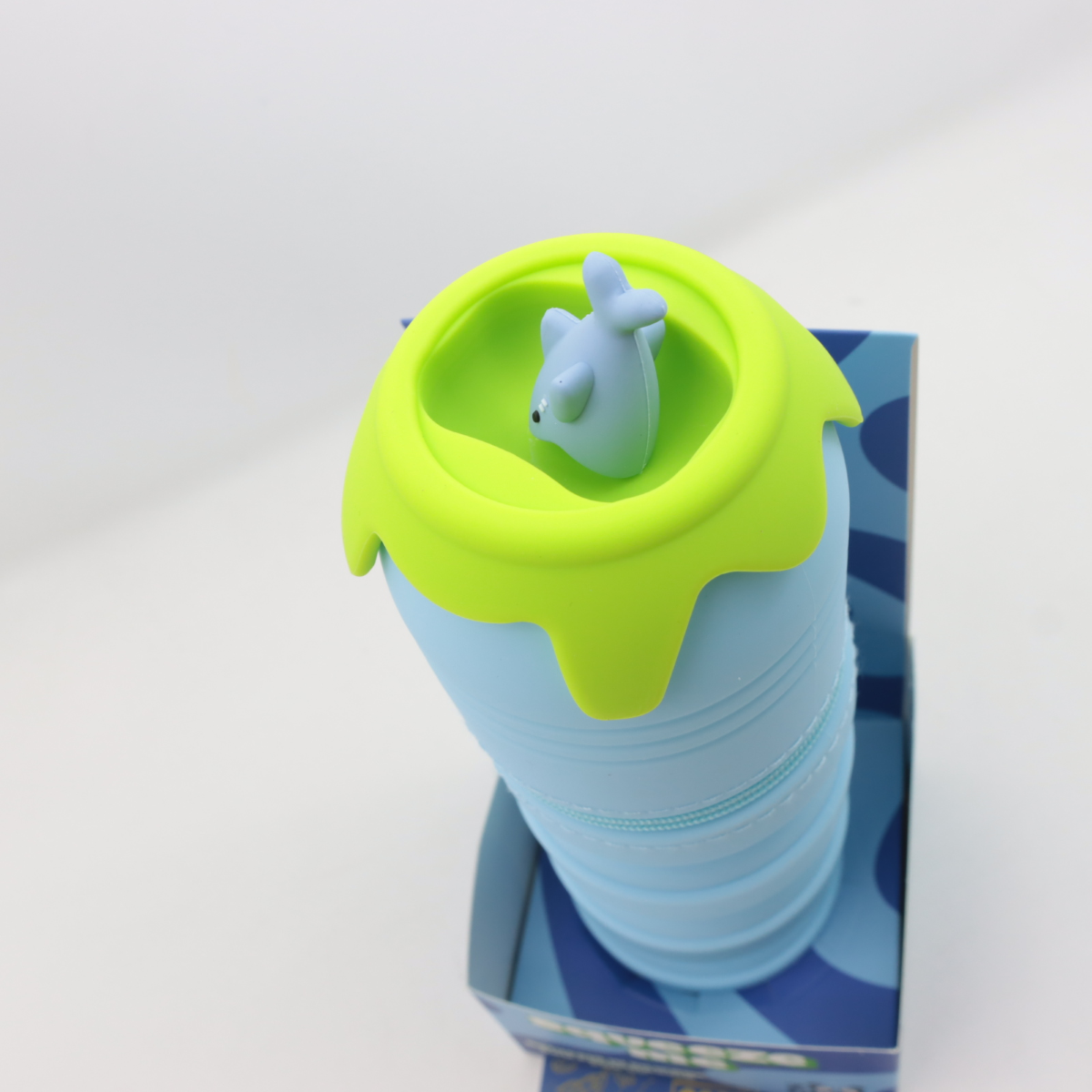 BUSTINA PORTAPENNE SQUALO TINTAUNITA ZOO IN SILICONE ALLUNGABILE