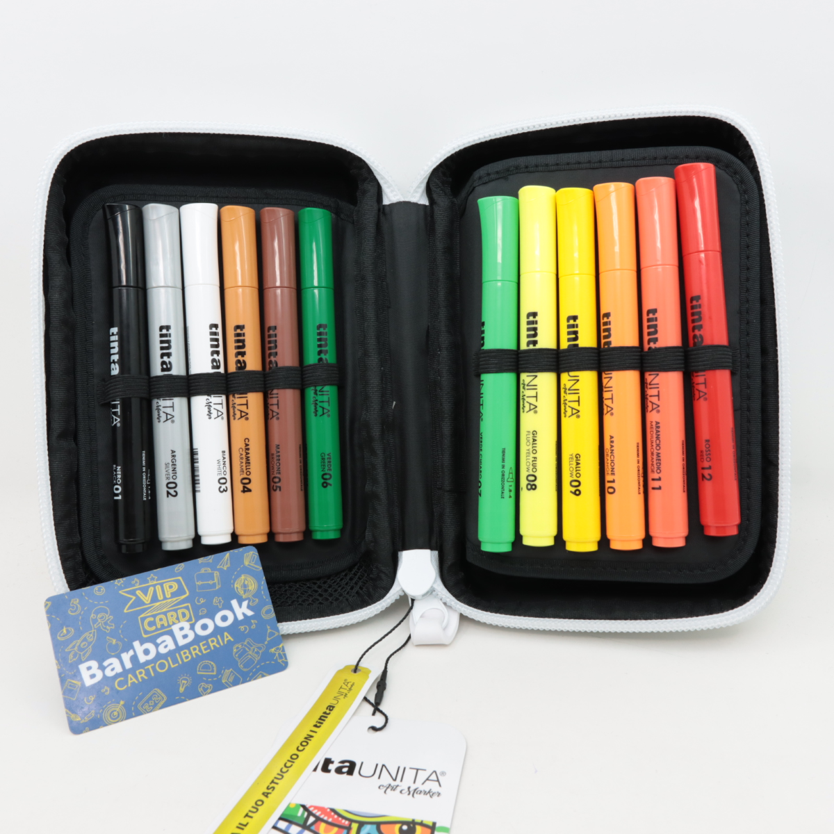 ASTUCCIO CORREDINO TINTAUNITA MAKI BOX ART MARKER BIANCO