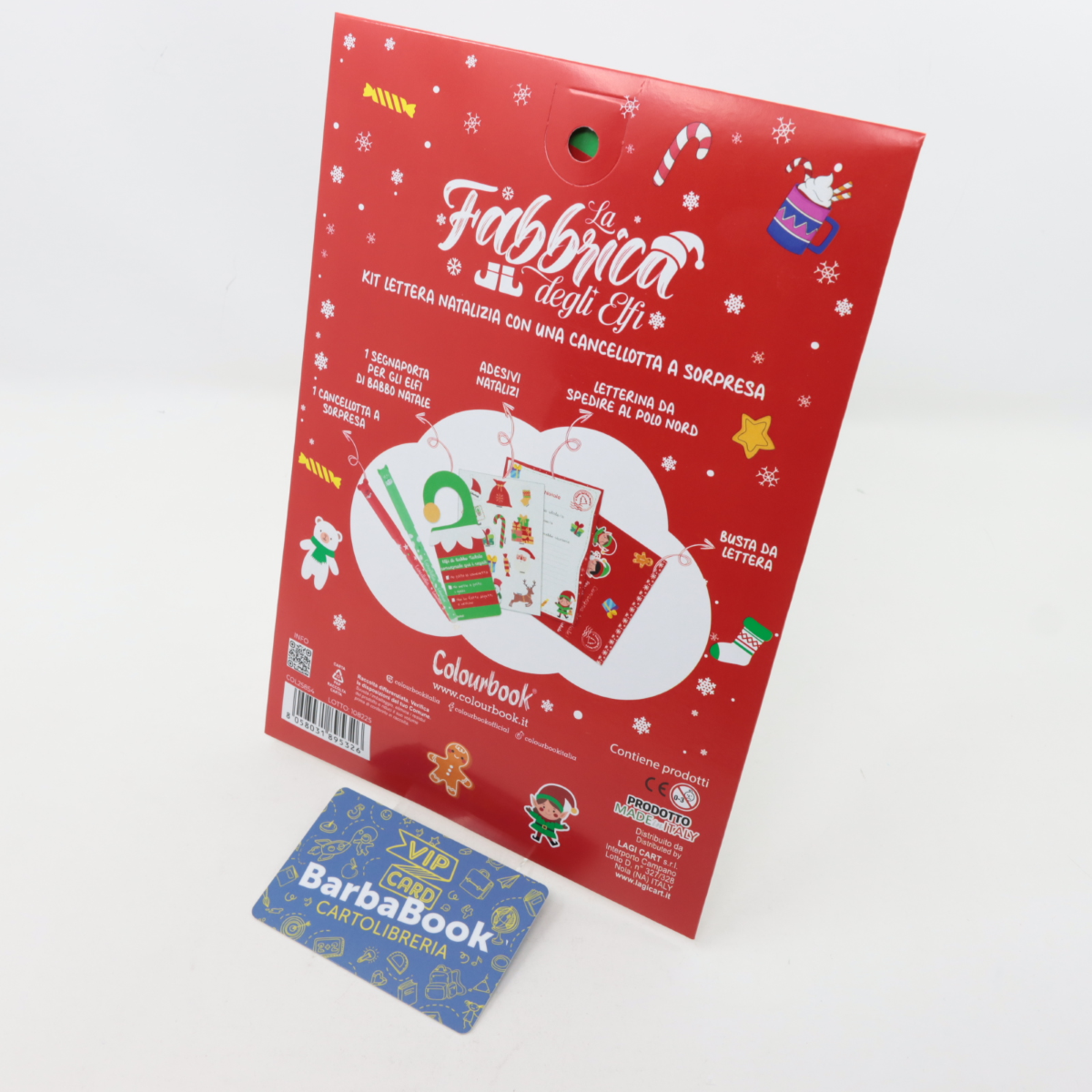 SET LETTERINA BABBO NATALE + OMAGGIO COLOURBOOK