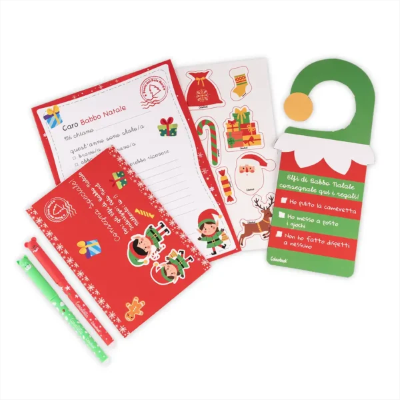 SET LETTERINA BABBO NATALE + OMAGGIO COLOURBOOK