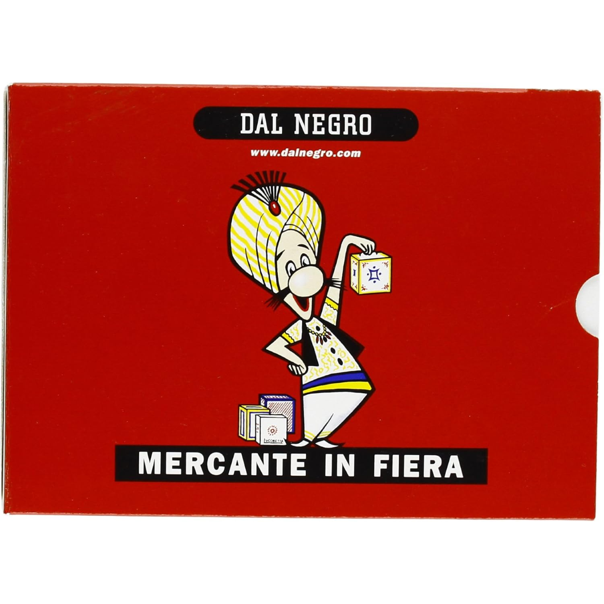 CARTE DA GIOCO MERCANTE IN FIERA DAL NEGRO