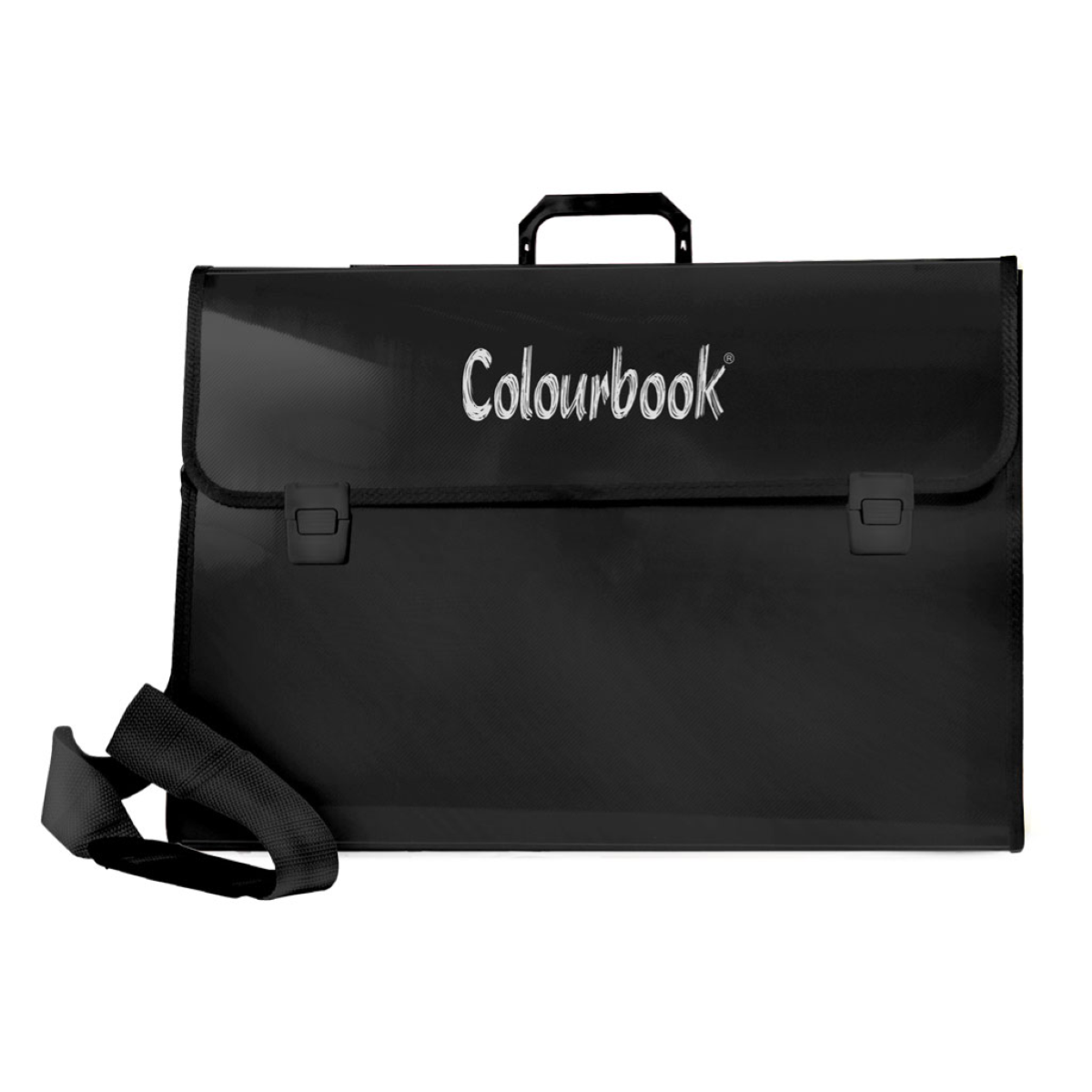 POLIONDA VALIGETTA NERA CM. 36 X 53 X 10 CON SOFFIETTO E TRACOLLA COLOURBOOK COL23258