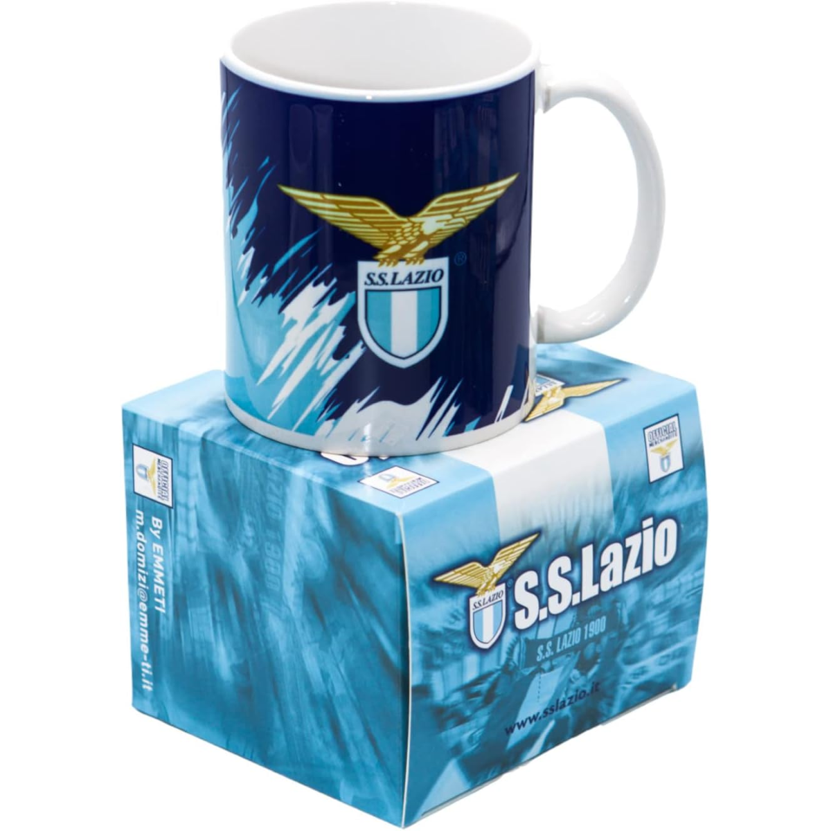 TAZZA MUG INTERNO BIANCO SS LAZIO ART.TZLAZ1