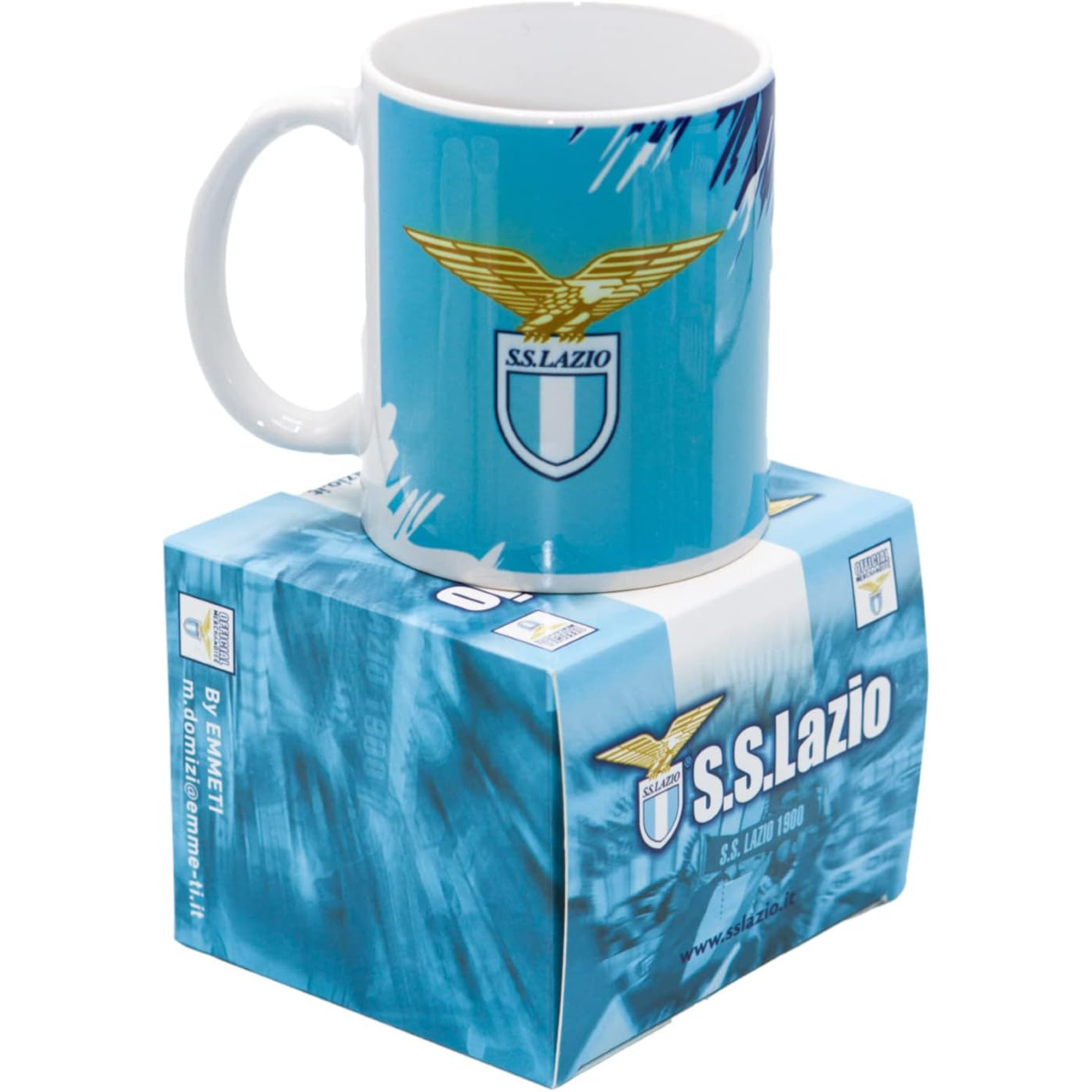TAZZA MUG INTERNO BIANCO SS LAZIO ART.TZLAZ1