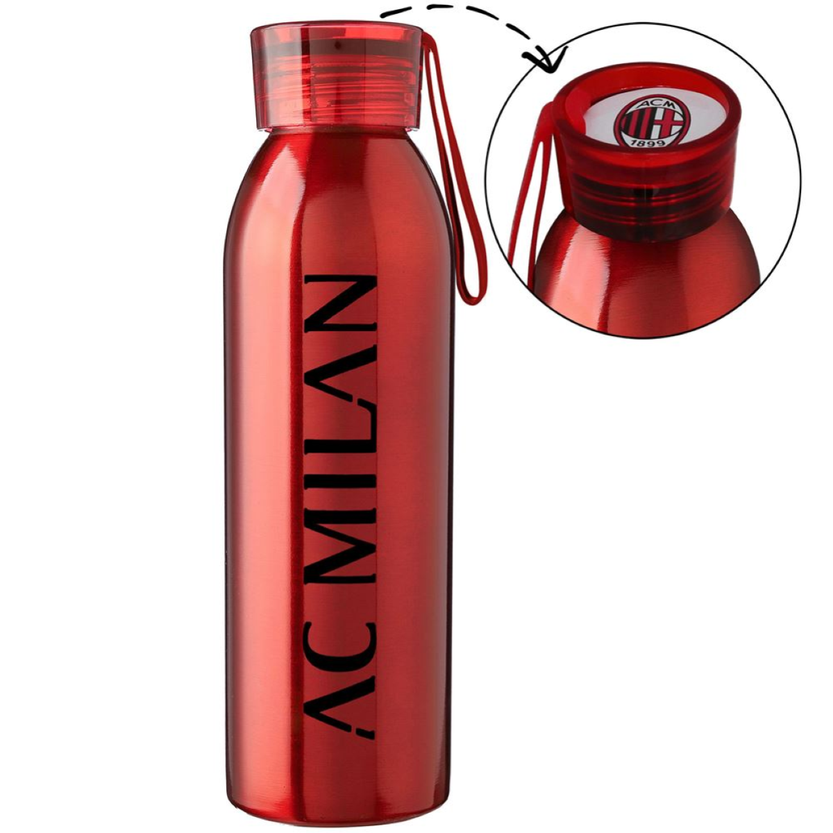 BORRACCIA ALLUMINIO ML. 650 AC MILAN ART. MI9002