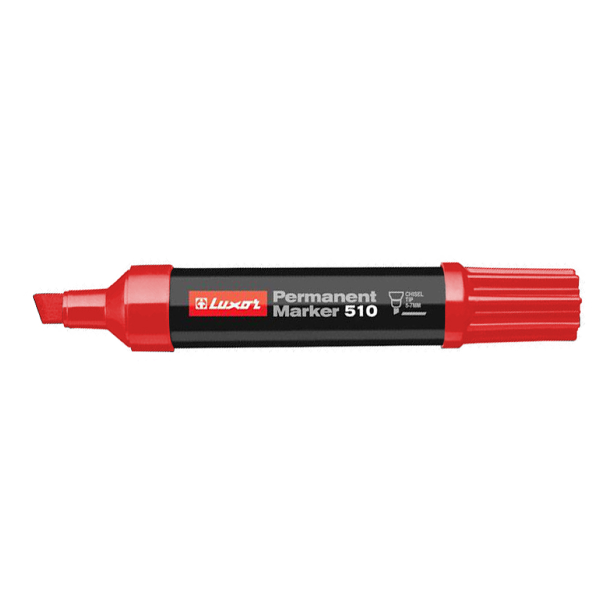 PENNARELLO MARKER N-510 LUXOR PUNTA SCALPELLO ROSSO