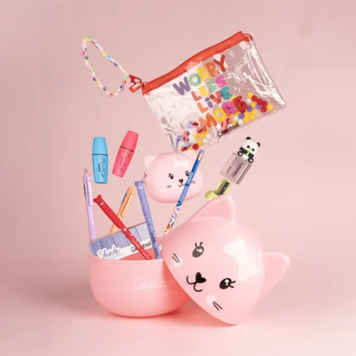SET HAPPY BOX CACELLOTTA COLOURBOOK ART. COL25905 GATTO