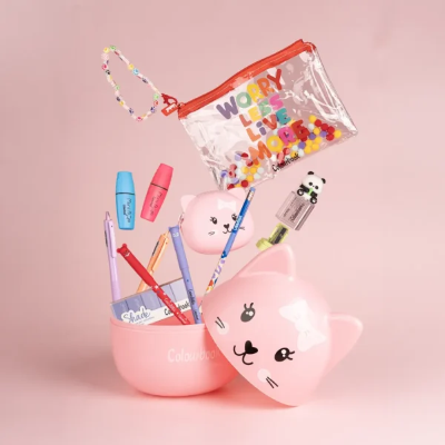 SET HAPPY BOX CACELLOTTA COLOURBOOK ART. COL25905 GATTO