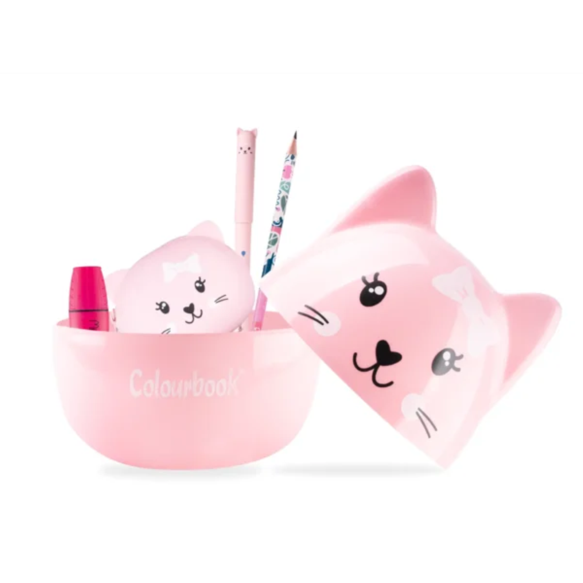 SET HAPPY BOX CACELLOTTA COLOURBOOK ART. COL25905 GATTO