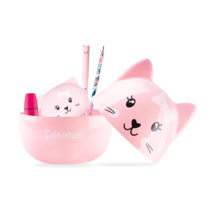 SET HAPPY BOX CACELLOTTA COLOURBOOK ART. COL25905 GATTO