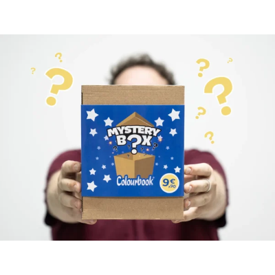 MYSTERY BOX SMALL BOY COLOURBOOK