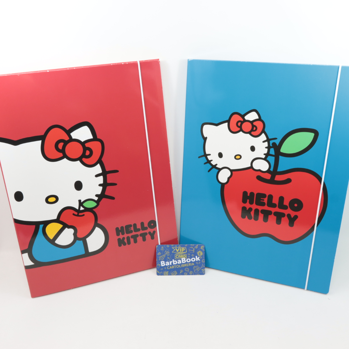 CARTELLINA CON ELASTICO 3 LEMBI CM. 25 X 35 HELLO KITTY