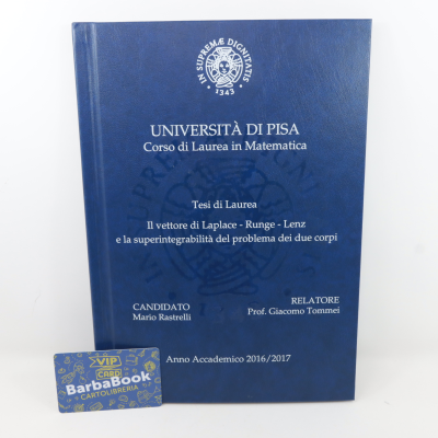RILEGATURA TESI PERSONALIZZATA UV COPERTINA NERA