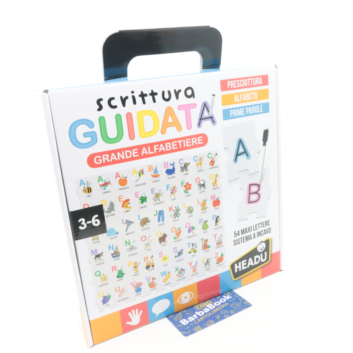 GIOCO HEADU SCRITTURA GUIDATA GRANDE ALFABETIERE