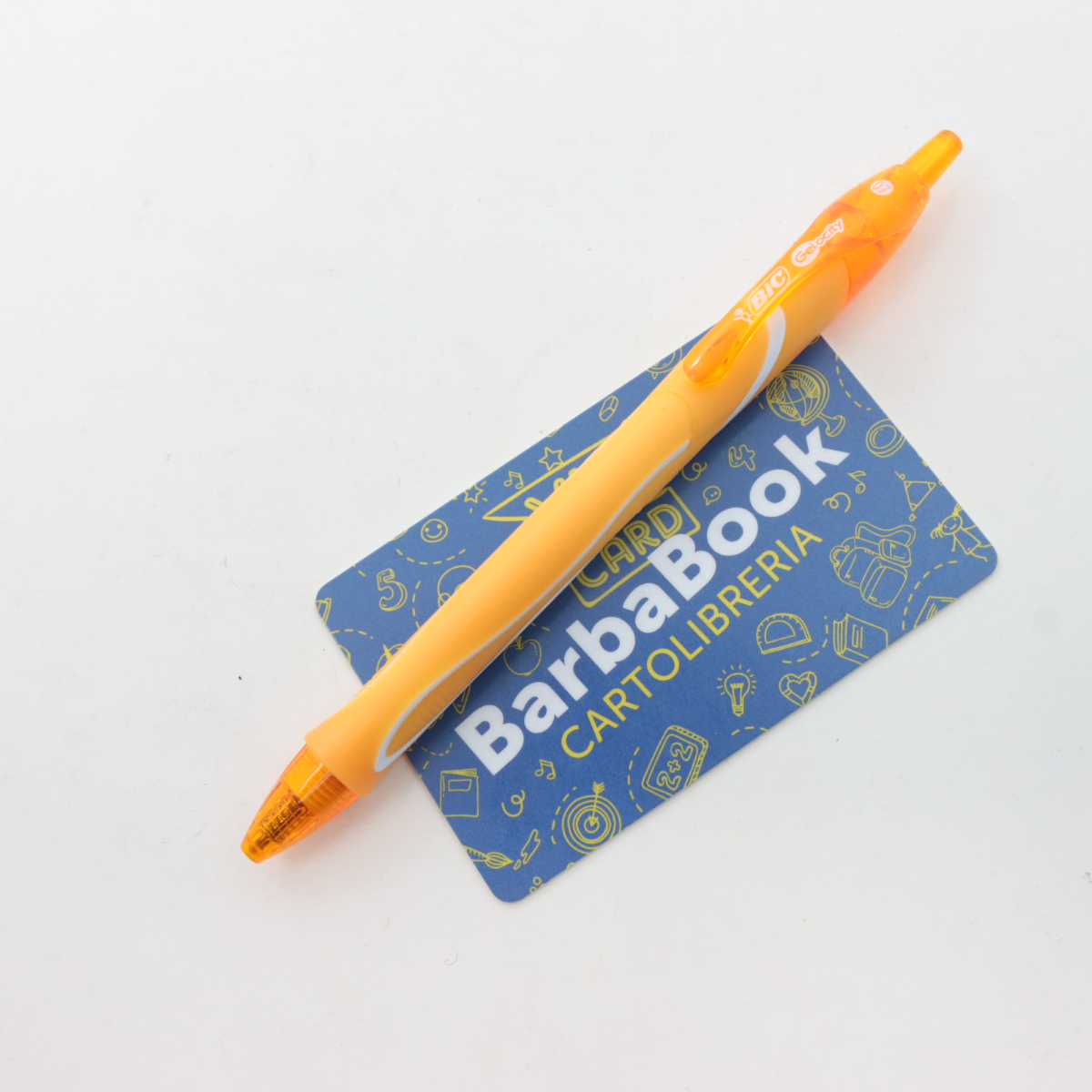 PENNA BIC GELOCITY QUICK-DRY RT MM.0,7 SCATTO COLORE GIALLO